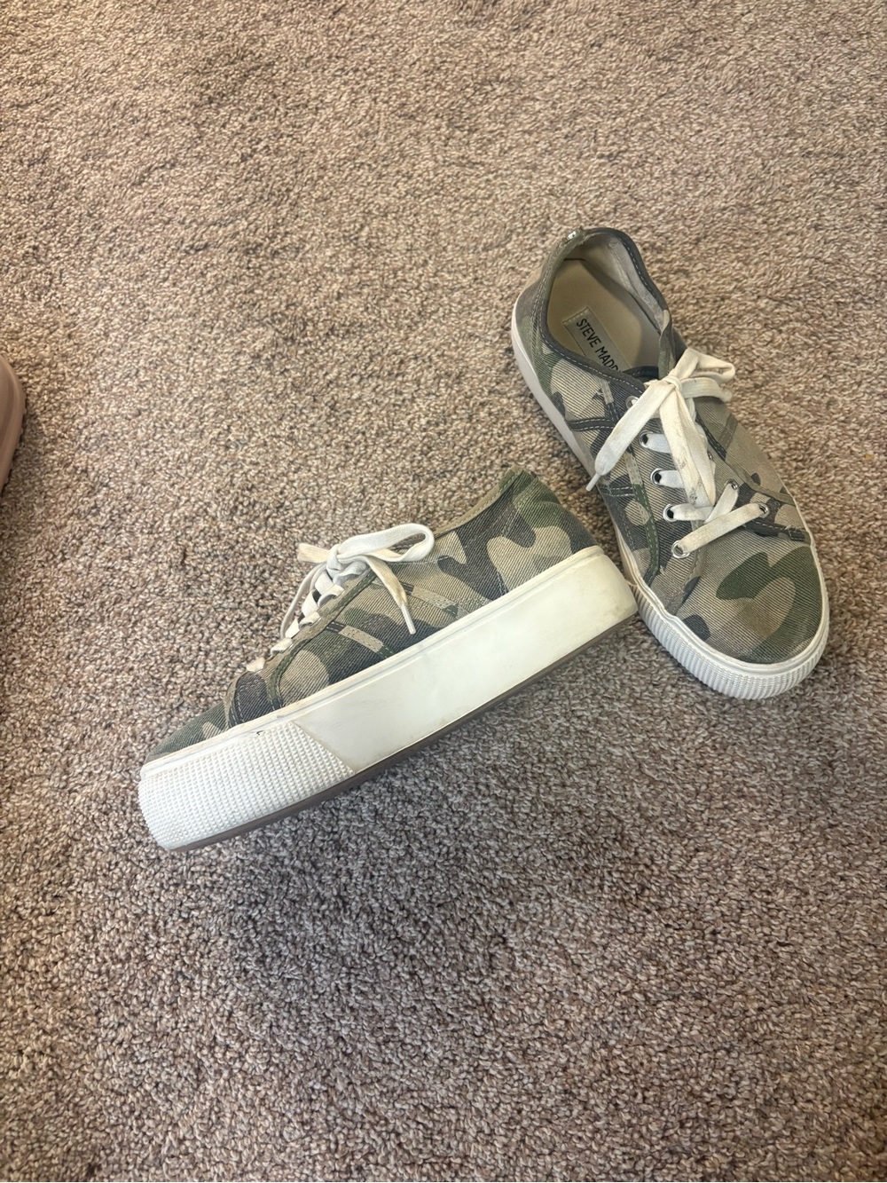 Steve Madden Camo Platform Sneakers